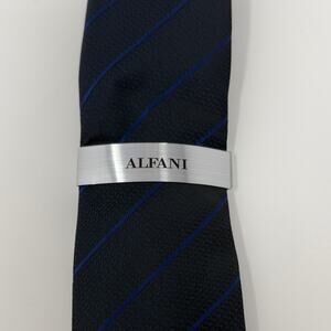 Alfani Men's Terra Stripe Tie - Navy - New with tags